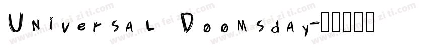 Universal Doomsday字体转换